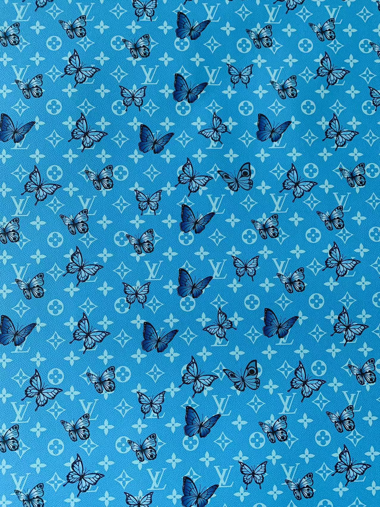 light blue louis vuitton wallpaper