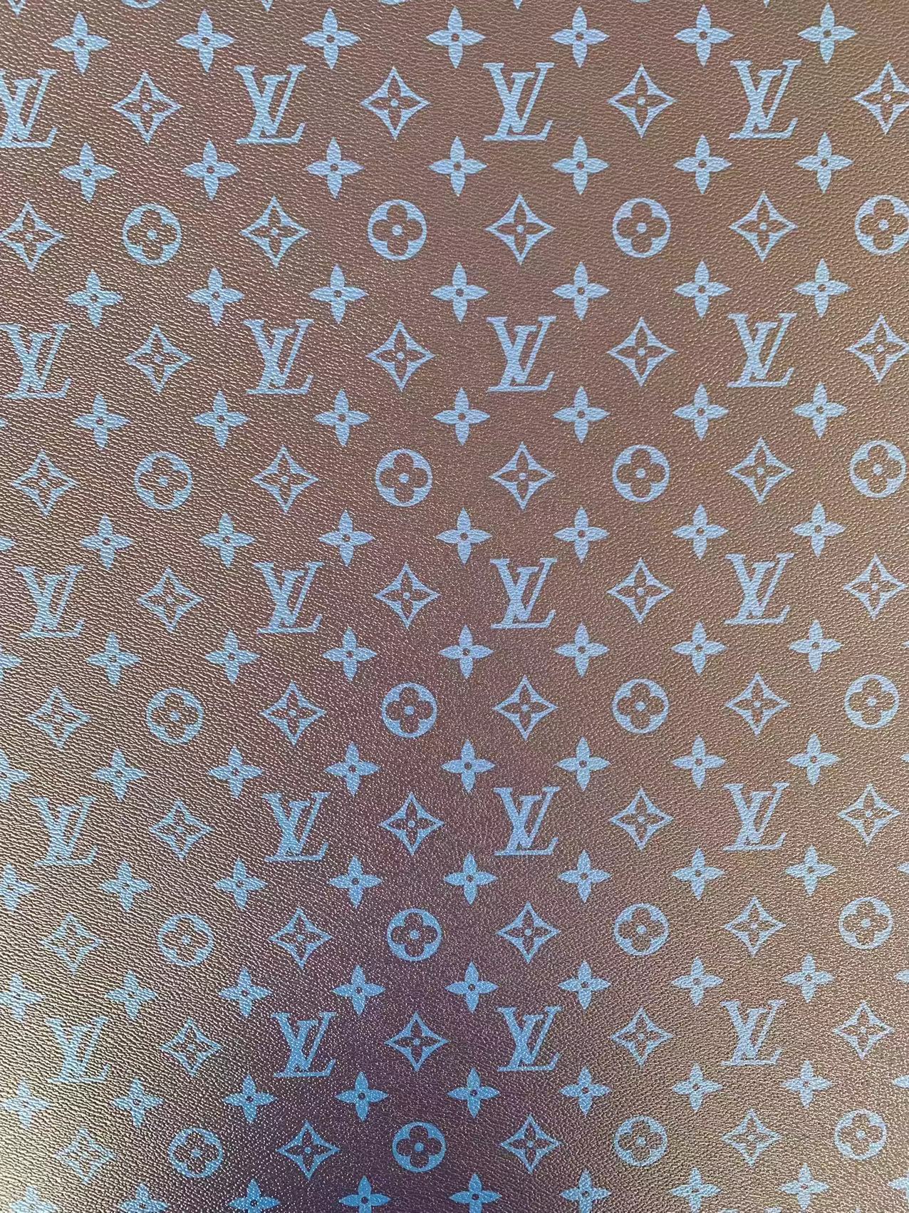Classic LV vinyl crafting leather fabric for bag leather, shoe