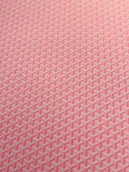 Craft Pink Cotton with Polyester Goyard Cloth Fabric For Handmade Clothing Apparel