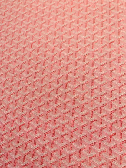 Craft Pink Cotton with Polyester Goyard Cloth Fabric For Handmade Clothing Apparel