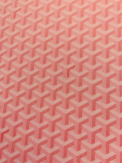 Craft Pink Cotton with Polyester Goyard Cloth Fabric For Handmade Clothing Apparel