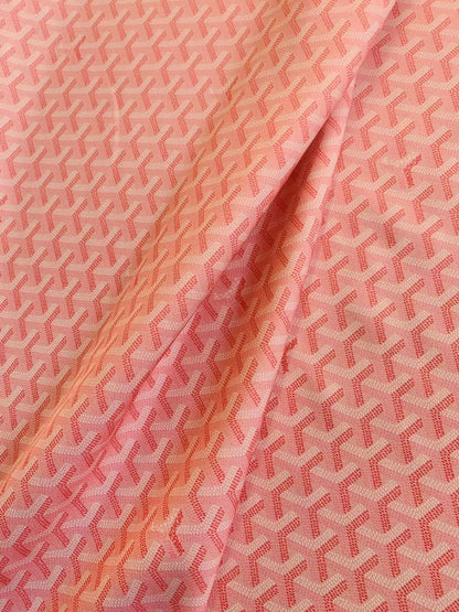 Craft Pink Cotton with Polyester Goyard Cloth Fabric For Handmade Clothing Apparel