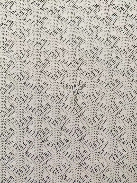Original White Goyard Best Quality Leather For Handmade Bag ,Furniture Handicraft By Yard