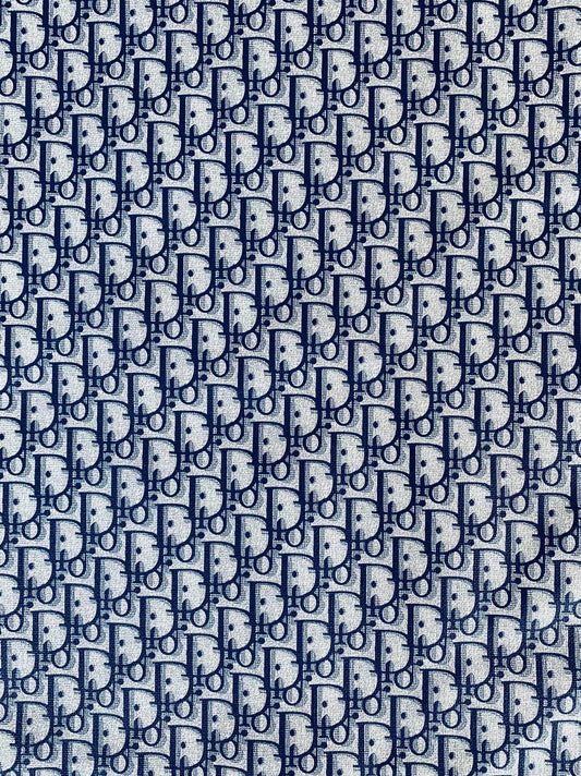Classic Leather Case Fabric,Handmade Bag Fabric,Hand-made Shoe Fabric (Blue)