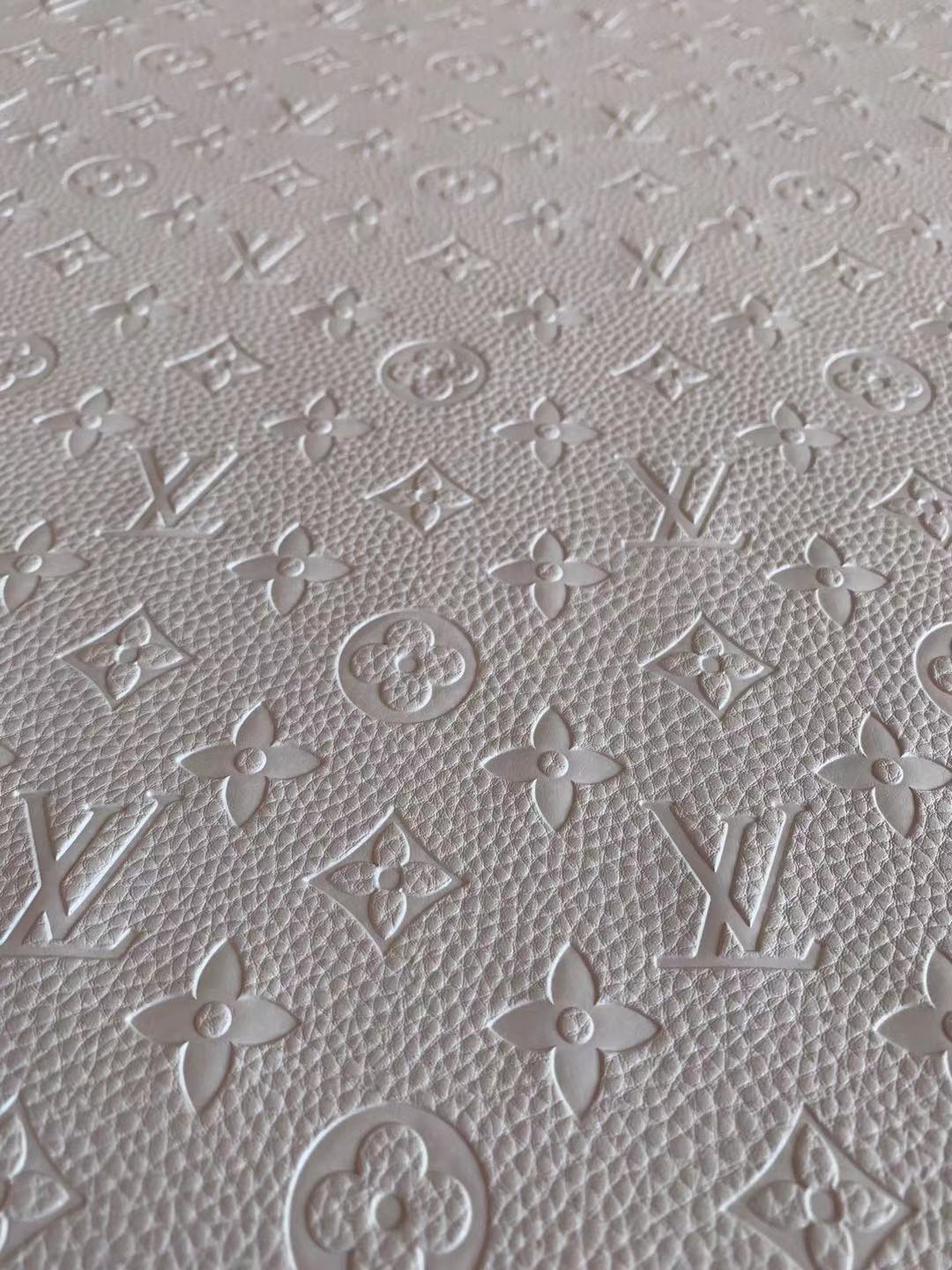Fashion Embossed LV Crafting Leather Fabric For Handmade Bags ,Shoes a ...
