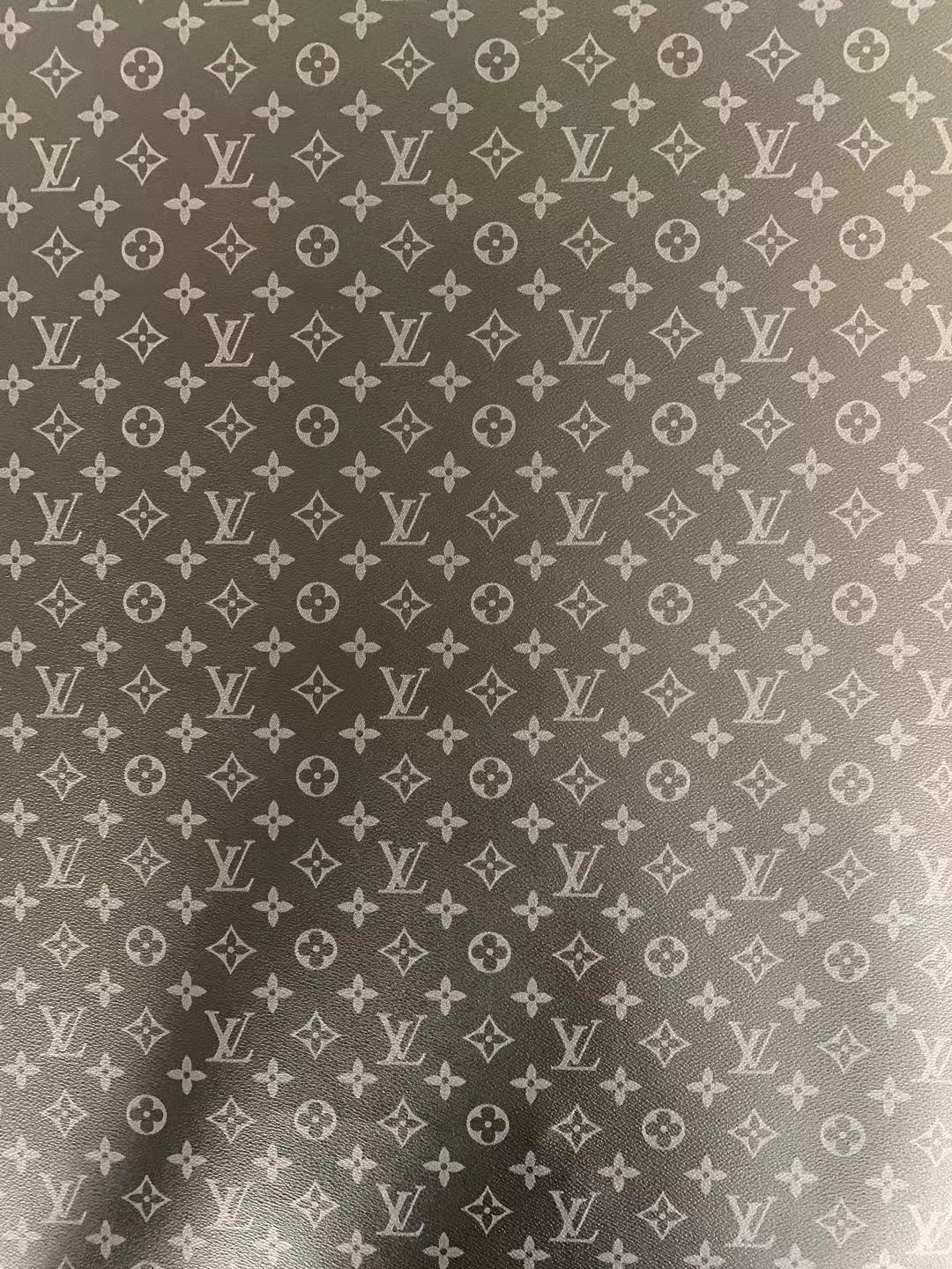 Classic LV vinyl crafting leather fabric for bag leather, shoe leather
