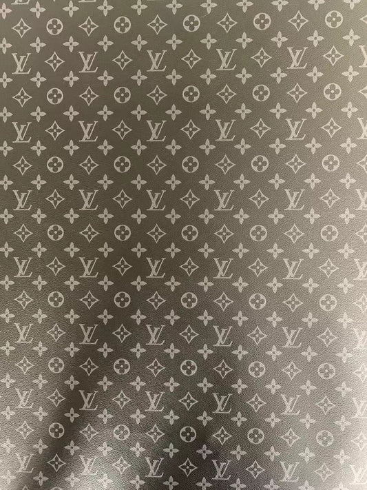Louis Vuitton Embossed Vinyl Fabric Black