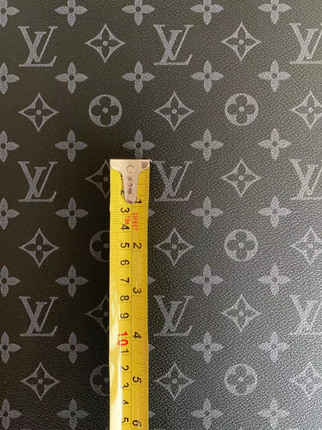 Louis Vuitton Leather Gray  Lv Leather Fabric By The Yard Gray