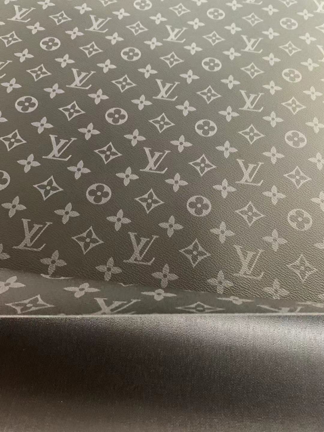 Classic LV vinyl crafting leather fabric For Handmade Shoes