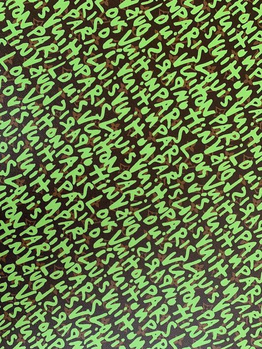 neon green louis vuitton wallpaper