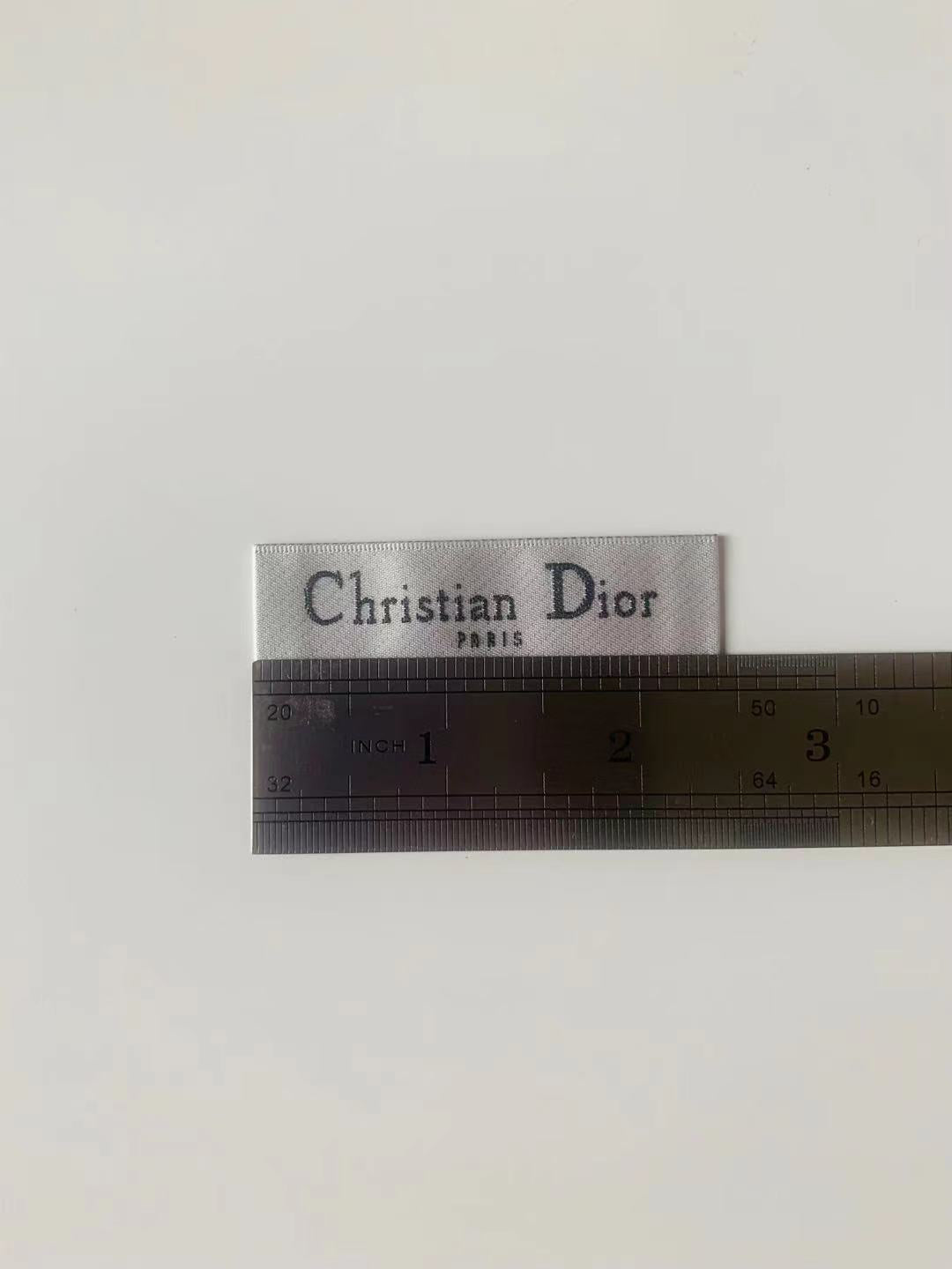 Classic Dior Label For Handmade Goods