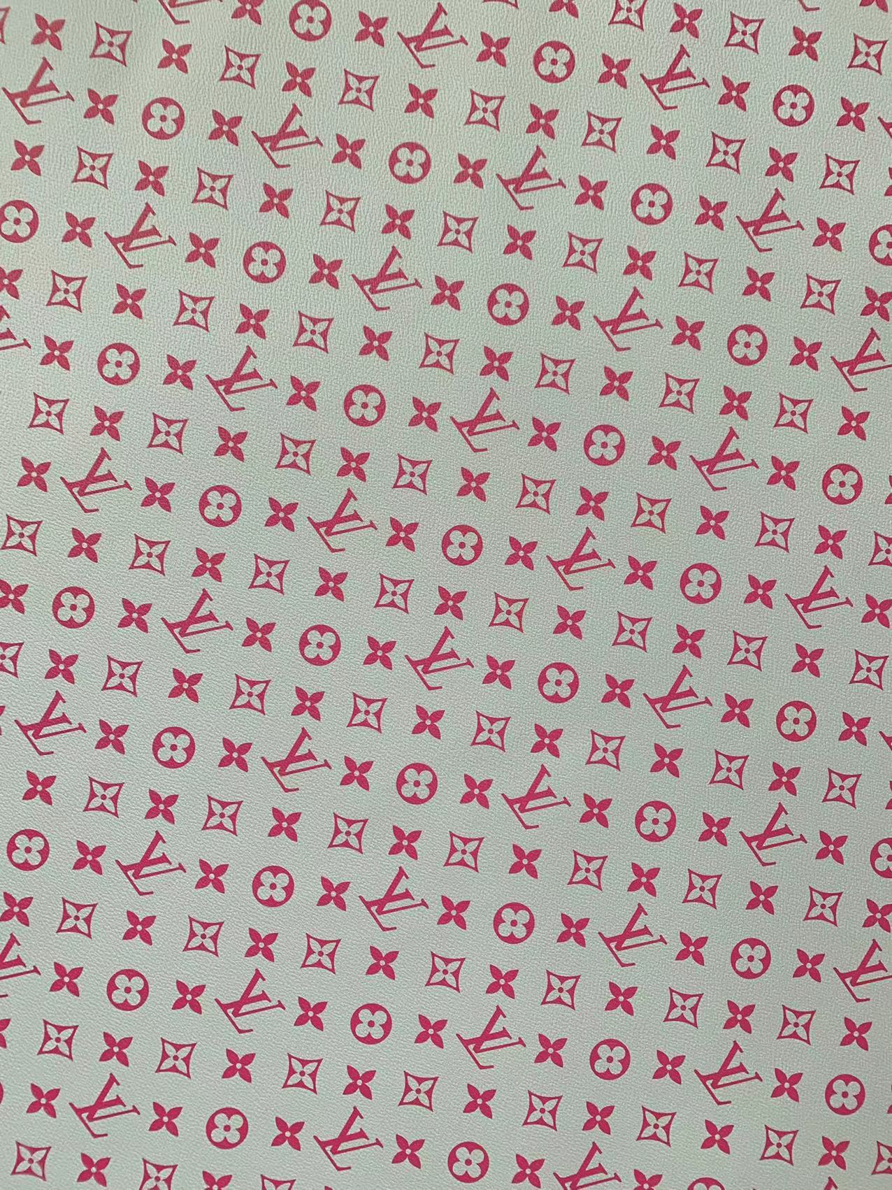 LV Fabric Pink Louis Vuitton Fabric – FabricViva