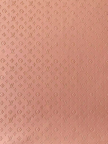 Classic Pink LV Pencils Design crafting leather fabric For Handmade Ba –  chaofabricstore