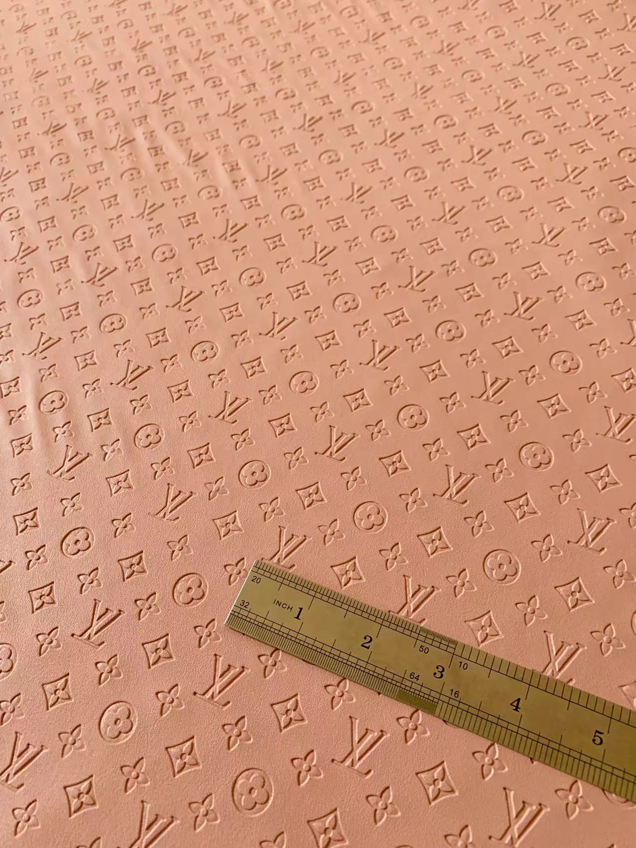 Louis Vuitton Monogram Fabric and Embossed Leather Low Top