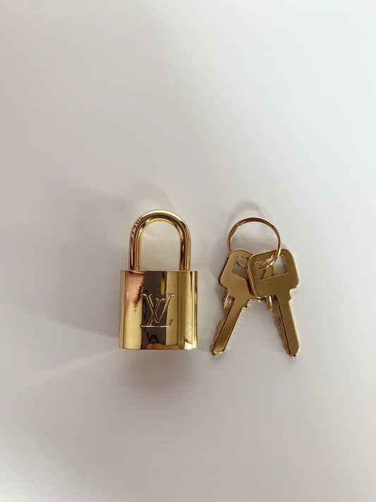 Fashion Gold LV Metal Locks For Handmade Goods