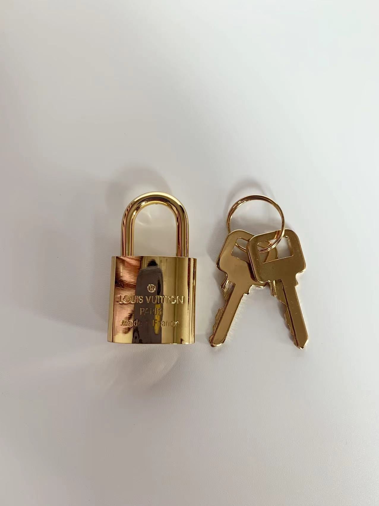 Fashion Gold LV Metal Locks For Handmade Goods