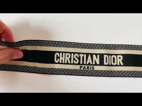 Christian Dior Paris 2.5 inch Elastic Strap ,Handmade